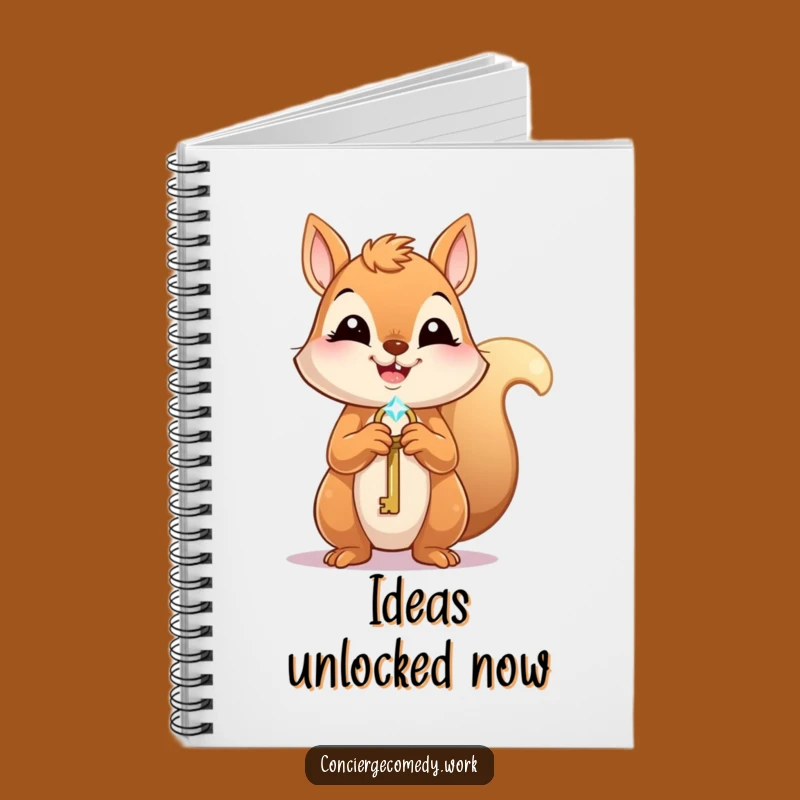 Funny Squirrel Key Notebook: Jot Down Your Grandest Ideas